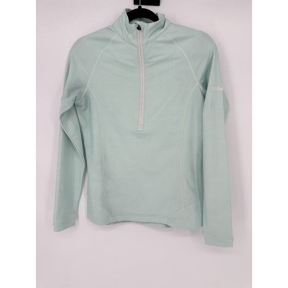 Peter Millar Pullover Women Small Green 1/4 Zip Wicking UPF 50 Golf IDI Gazeley - Picture 1 of 8